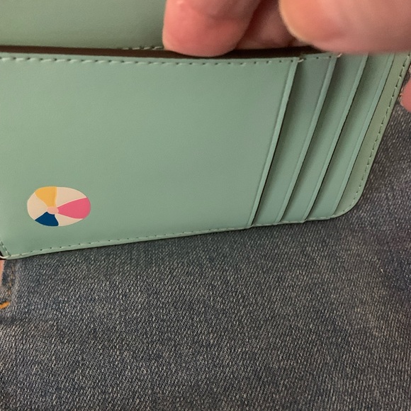 kate spade Poolside Smooth Leather Card Case Wallet NWT - Picture 5 of 8